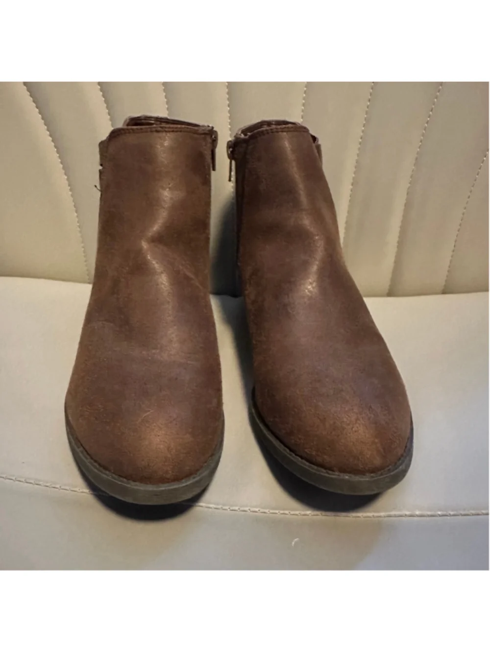 Carlos by Carlos Santana Women’s Brown Ankle Boots – Size 7.5, Pre-Owned